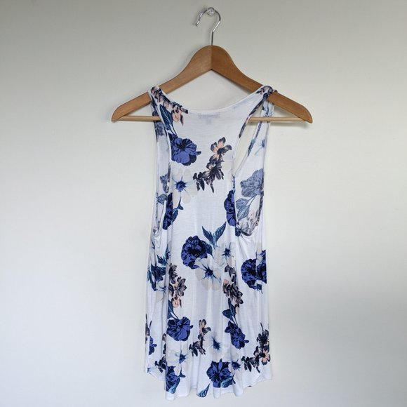 Dynamite Floral Zipper Tank Top - Picture 2 of 4